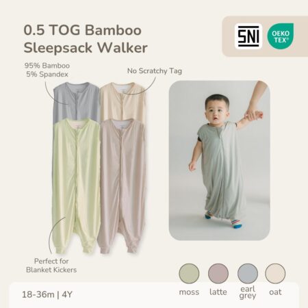 Petit Beary 0.5 TOG Sleepsack Walker Double Layer - Selimut Anak