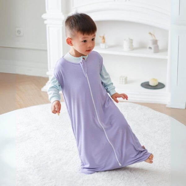 PETIT BEARY -  0.5 TOG Ribbed bamboo sleepsack walker