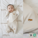 Bamboo Instant Swaddle Newborn 0-3M | Petit Beary