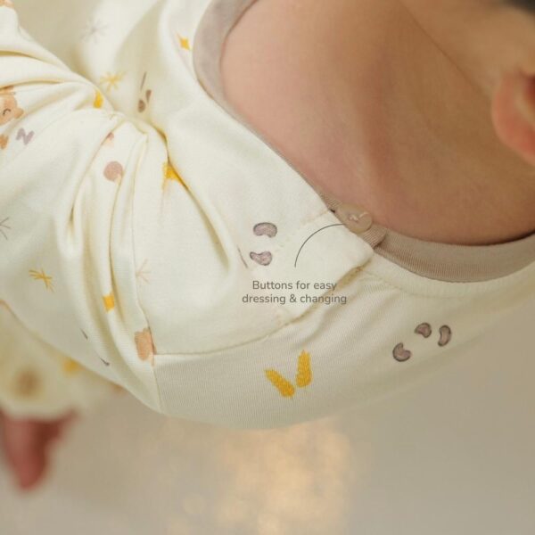 Toddler Long-Sleeve Bamboo Pyjamas Multicolor - Petit Beary
