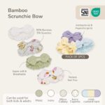 PETIT BEARY - Bamboo Scrunchie Bow Hair Tie