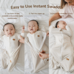 Bamboo Instant Swaddle Newborn 0-3M | Petit Beary