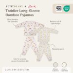 Petit Beary x Kero Toddler Bamboo Long - Sleeve Pyjamas - Setelan Piyama Anak