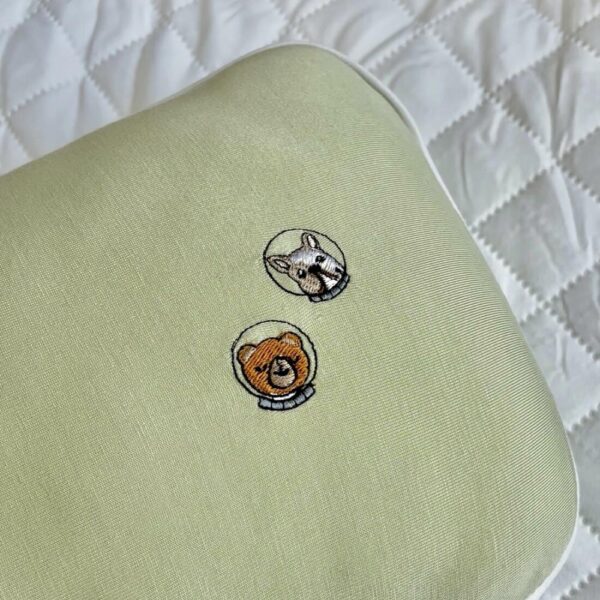 Petit Beary x Kero Bamboo Head Pillow and Case - Bantal dan Sarung Anak Bayi Dewasa