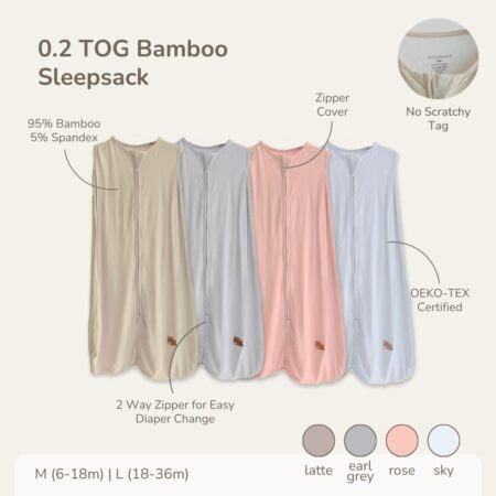 Petit Beary - Bamboo Sleepsack / Wearable Blanket - Selimut Anak