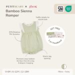 Petit Beary x Kero Sienna Bamboo Romper - Jumper Anak Bayi Perempuan