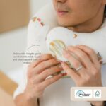Petit Beary x Kero Travel Neck Bamboo Pillow - Bantal Leher Bamboo Anak Dewasa Travel
