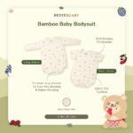 Petit Beary Short-Sleeve Long-Sleeve Baby Bamboo Bodysuit