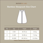 0.5 TOG Bamboo Sleepsack Wearable Blanket 0-36M | Petit Beary