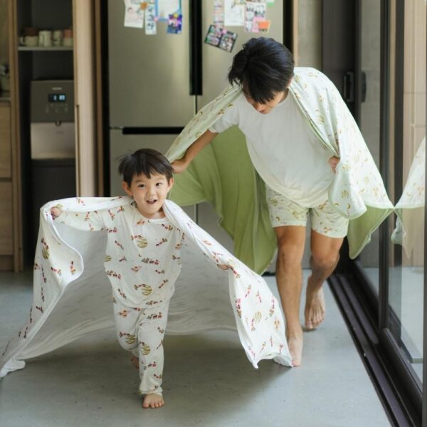 Petit Beary x Kero Toddler Bamboo Blanket 0.5TOG - Selimut Anak Bamboo Double Layer