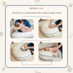 Bamboo 2 In 1 Nursing And Lounge Pillow - Petit Beary - Bantal Menyusui Sofa Bayi