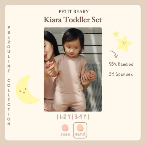 PETIT BEARY - PBxROULINE - Kiara Toddler Set - Sleeveless Top Bottom - Setelan Baju
