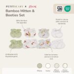 Petit Beary x Kero Bamboo Mitten & Booties Set - Sarung Tangan Kaki Bayi