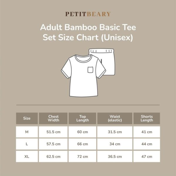 Petit Beary Bamboo Adult Basic Tee Set (SOLACE II)