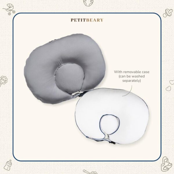 Bamboo 2 In 1 Nursing And Lounge Pillow - Petit Beary - Bantal Menyusui Sofa Bayi
