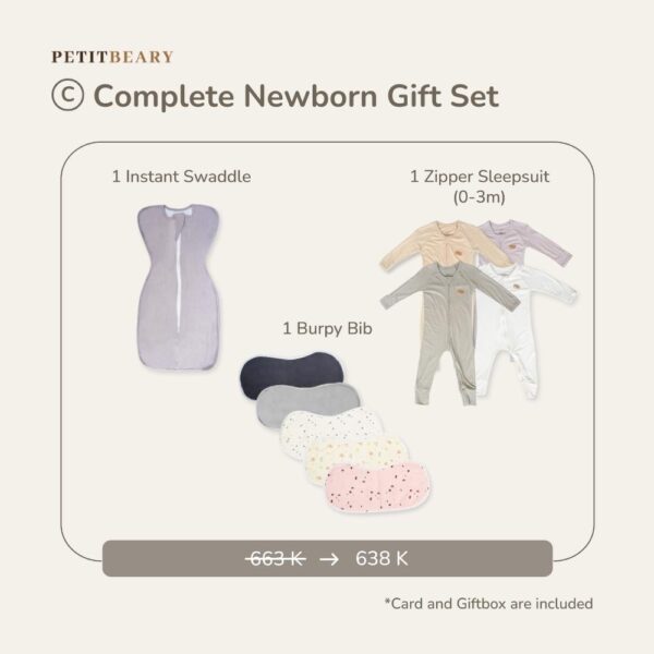 Petit Beary GiftBox Set Hampers Newborn - Kado Baby Boy & Girl