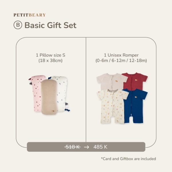 Petit Beary GiftBox Set Hampers Newborn - Kado Baby Boy & Girl
