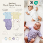 Petit Beary Bamboo Short Sleeve Kimono - Jumper Bayi
