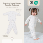 Petit Beary Piyama Anak Lengan Panjang Bamboo Bermotif – Toddler Long Sleeve Bamboo Pyjamas – Arctic Pattern