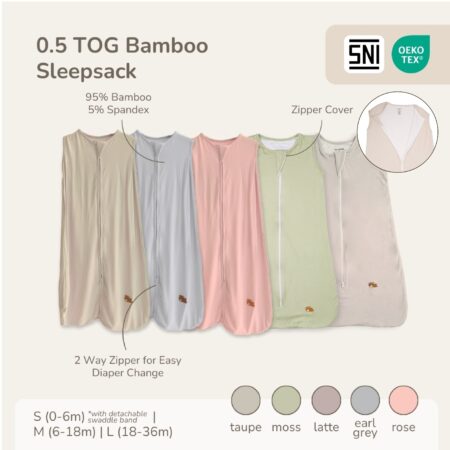 0.5 TOG Bamboo Sleepsack Wearable Blanket 0-36M | Petit Beary