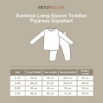 Petit Beary Piyama Anak Lengan Panjang Bamboo Bermotif – Toddler Long Sleeve Bamboo Pyjamas – Arctic Pattern