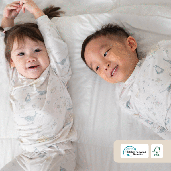 Petit Beary Piyama Anak Lengan Panjang Bamboo Bermotif – Toddler Long Sleeve Bamboo Pyjamas – Arctic Pattern