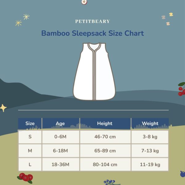 Bamboo Sleepsack Multicolor - Petit Beary