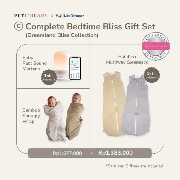 Petit Beary GiftBox Set Hampers Newborn - Kado Baby Boy & Girl