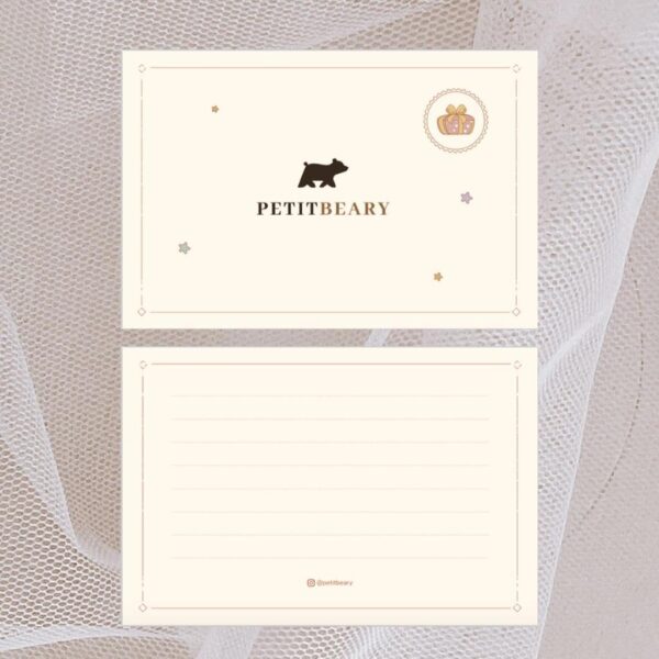 Free Greeting Card / Gratis Kartu Ucapan Petit Beary