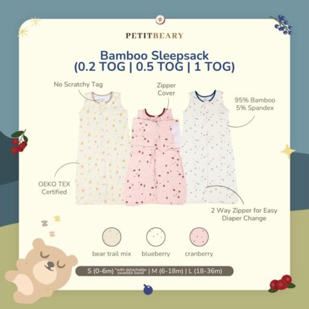 Bamboo Sleepsack Multicolor - Petit Beary