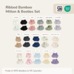 Petit Beary Bamboo Mittens and Booties Set - sarung tangan kaki