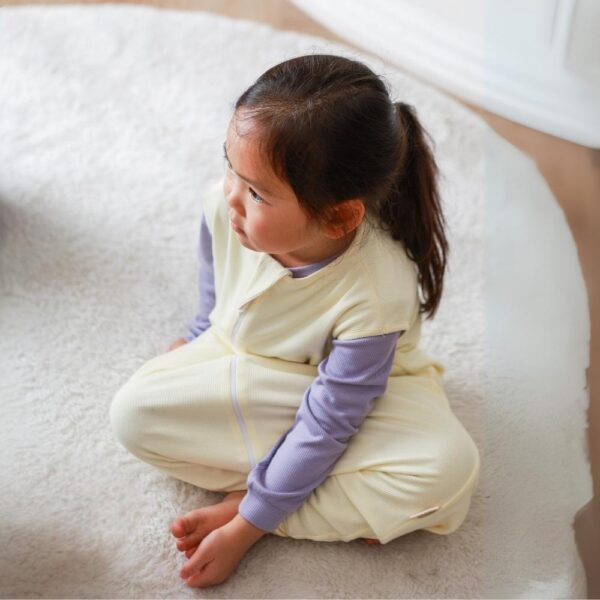 PETIT BEARY -  0.5 TOG Ribbed bamboo sleepsack walker