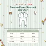 Petit Beary x Kero Bamboo Zipper Sleepsuit - Jumpsuit Baju Tidur Anak Bayi