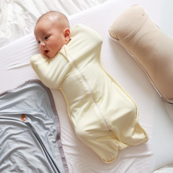 Bamboo 0.5TOG Instant Swaddle Petit Beary - bedong instant bayi newbor