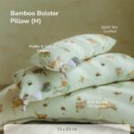 PETIT BEARY - Bamboo Bolster  Pillow Medium M  -  Guling Bantal Anak  Bayi