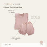 PETIT BEARY - PBxROULINE - Kiara Toddler Set - Sleeveless Top Bottom - Setelan Baju