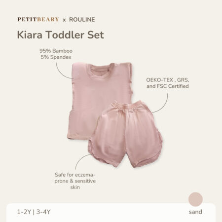 PETIT BEARY - PBxROULINE - Kiara Toddler Set - Sleeveless Top Bottom - Setelan Baju