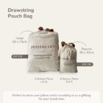 PETIT BEARY - Pillow Storage Drawstring Pouch Bag - Tas Serut Bantal Guling