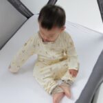 PETIT BEARY - Bamboo Zipper Sleepsuit - Jumpsuit Baju Tidur Anak Bayi