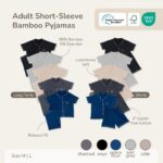 PETIT BEARY - Women Short-Sleeve Bamboo Pyjamas Shorts / Long Pants -  Piyama Bamboo Wanita Celana Pendek Panjang