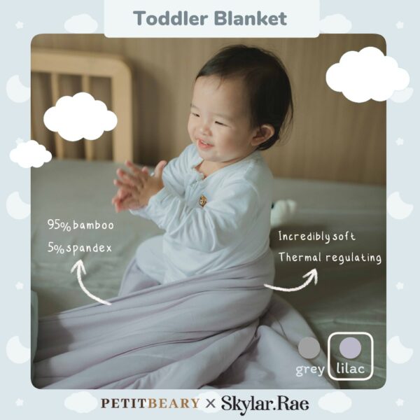 PETIT BEARY  x Skylar  Bamboo Toddler  Blanket 1.0 TOG -  Selimut Anak
