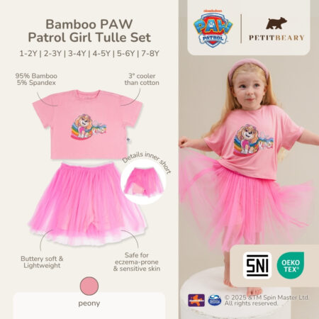 Petit Beary x Paw Patrol Collection - Girl Bamboo Tulle Set