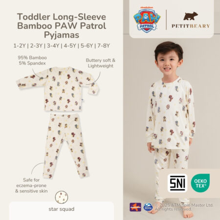 Petit Beary x Paw Patrol Toddler Long-Sleeve Bamboo Pyjamas
