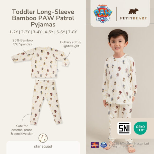 Petit Beary x Paw Patrol Toddler Long-Sleeve Bamboo Pyjamas