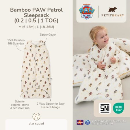 Petit Beary x Paw Patrol - Bamboo Sleepsack