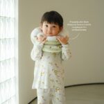 Petit Beary x Kero Travel Neck Bamboo Pillow - Bantal Leher Bamboo Anak Dewasa Travel