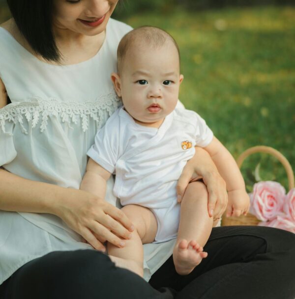 Petit Beary Bamboo Short Sleeve Kimono - Jumper Bayi