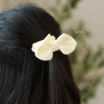 PETIT BEARY - Bamboo Scrunchie Bow Hair Tie