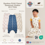 Petit Beary x Paw Patrol - Bamboo 0.5TOG Sleepsack Walker