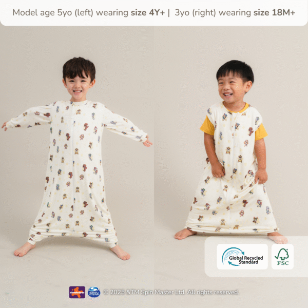 Petit Beary x Paw Patrol - Bamboo 0.5TOG Sleepsack Walker